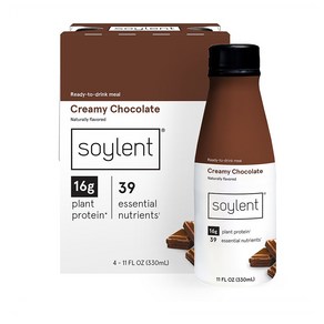 Soylent 소일런트 식사대용 프로틴 쉐이크 크리미 초콜릿맛 330mL 8팩, 8개