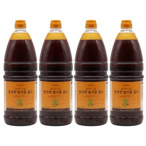 [이장네] 향이 참 고소한 참진한 대용량 업소용 참기름 골드_1.8L, 4개, 1.8L