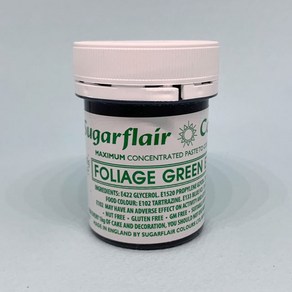 공예몰 Sugaflai 슈가플레어 MAXIMUM CONCENTRATED 42g 2_FOLIAGE GREEN EXTRA 슈가크래프트 설탕공예 색소, 2개