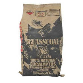 이과스콜 100% NATURAL EUCALYPTUS CHARCOAL 캠핑용 숯, 8kg, 1개