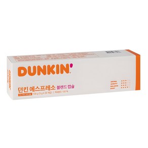 던킨도너츠 에스프레소 블렌드 캡슐커피, 5g, 20개입, 1개