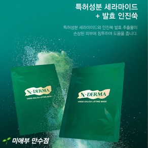 [엑소더마][더클라세움]엑소더마 베르데 엑실리카 리프팅 마스크팩 27mlx5매, 5개입, 1개