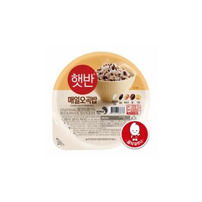 CJ 햇반 오곡밥, 210g, 24개