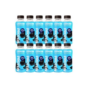 랩노쉬 프로틴 쿠키앤크림 350ml x 12개, 0.35l