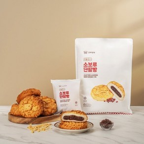 신라명과 [신라명과공식몰] (냉동)소보루단팥빵 x2, 2개, 340g