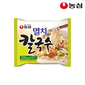 농심 멸치칼국수, 98g, 15개