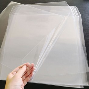 lp겉비닐 PVC 양면 레코드 보호 슬리브 비닐 레코드용 플랫 오픈 탑 백 커버 12 인치 더블 LP 2LP, [01] lp겉비닐 32.2cm single, 1개