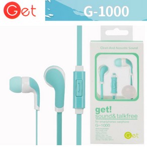 유선이어폰 3.5mm 플러그 Y타입코드 G-1000(민트), 옵션없는_단일상품, 옵션없는_단일상품