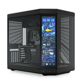 HYTE Y70 Touch Infinite 서린 컴퓨터 PC 케이스 (피치 블랙), 1개