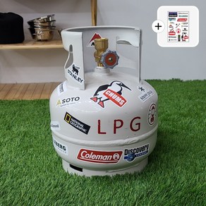 3kg 가스통 캠핑 3키로 LPG 가스통 (스티커증정)