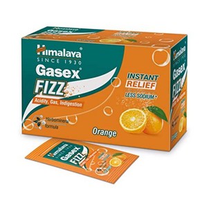 히말라야 가스엑스 GASEX FIZZ 산도를 즉시완화 가스 소화불량을 빠르게 완화(레몬) (25개입), 오렌지, 25정, 1개