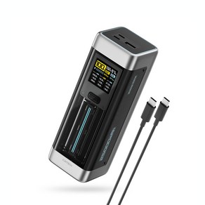 CUKTECH 쿡테크 20 파워뱅크 210W PD 고속 충전 대용량 25000mAh 노트북 보조배터리+240W C타입 고속 충전 케이블 세트