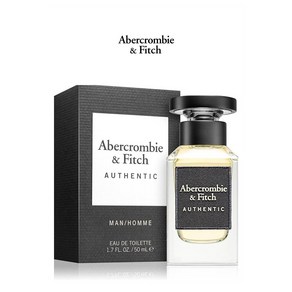 아베크롬비 앤 피치 오 드 뚜왈렛 남성 어쎈틱 Abecombie & Fitch, 50ml, 1개