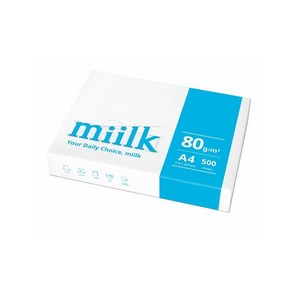 밀크 80g A4 1권 500매