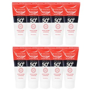 [선우] 케이 솔레지오 여행용 선크림 50ml SPF50+ PA+++, 10개