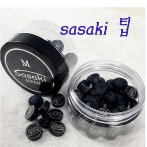 사사키블랙 6겹 M sasaki R각팁 당구장팁