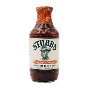 Stubbs 레전더리 바베큐 소스 스윗 히트 510 g, 510g, 1개