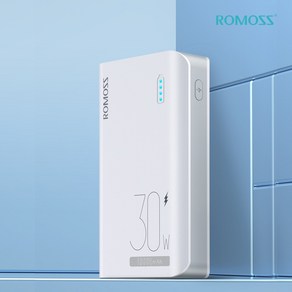 로모스 sense4S Po 고속충전 30W 휴대용 보조배터리 10000mAh 멀티단자, PPH10-291, 화이트