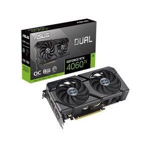 ASUS DUAL 지포스 RTX 4060 Ti O8G EVO OC D6 8GB