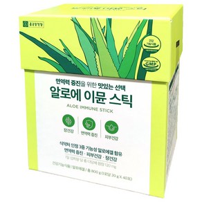 종근당건강 알로에 이뮨 스틱 20g, 1개