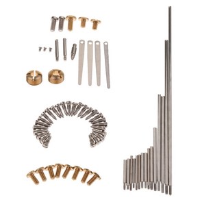 shangen 유지 보수 도구 알토 색소폰 수리 부품 나사 색소폰 샤프트 막대, 금속, 다색 다색, 1개