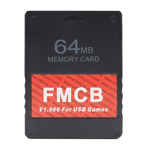 FMCB V1.966 Memoy Cad Flash Stick 어댑터 PS2 PS1 비디오 게임 콘솔 용., 64MB, 1개, Only 64MB fmcb