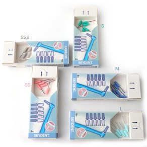 스카이덴트 004 리필 치간칫솔 리필형 치간치솔 사이즈 SSS SS S M L 택 1 SKYDENT 임플란트 교정장치 덴탈케어 치아관리 치솔 칫솔, 1개