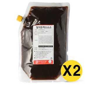 아이엠소스 일식돈까스소스 2kg, 2개