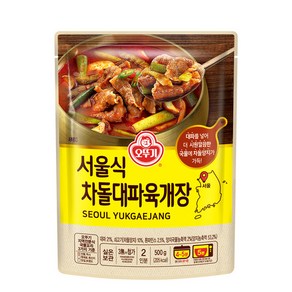 오뚜기 서울식 차돌 대파 육개장, 500g, 5개