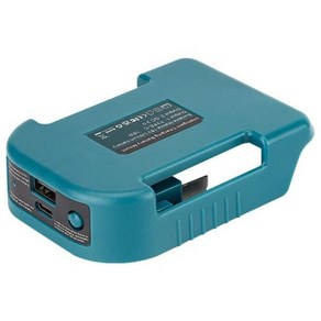 휴대용 고속 충전기 교체 어댑터 TYPE-C + USB PD18W QC3.0 Makita Dewei Miwoqi 18V 리튬 배터리용, [03] Red, 02 파란