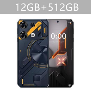 GT10 프로 스마트폰 5G 7.3 인치 HD 16G + 1TB 휴대폰 듀얼 SlM 안드로이드 언락 7000mAh, 03 Black 12GB 512GB, 한개옵션1