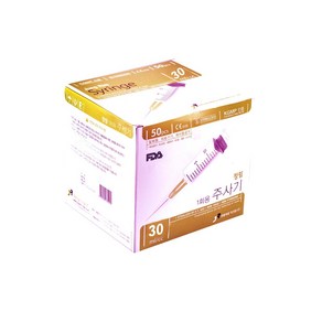 정림 일회용주사기 30cc 18g (1-1/2 inch) 50개입, 1개