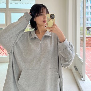 [5XL] 반집업/캥거루 맨투맨 3colo