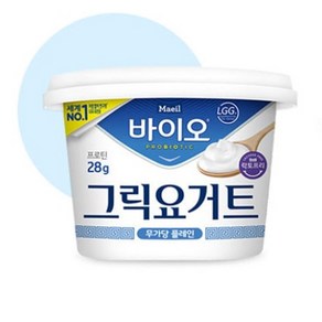 매일유업 바이오 그릭요거트 플레인, 400g, 5개