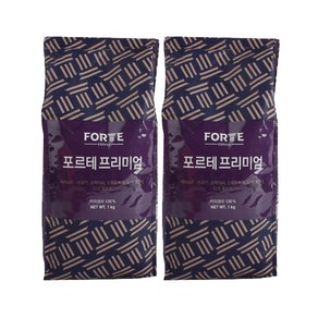 카파 포르테 프리미엄 원두 1kg 2개세트, 2개