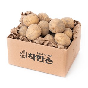 [착한손] 포슬포슬 햇 감자 수미감자 종이포장, 감자 4kg 대 (요리용), 1개