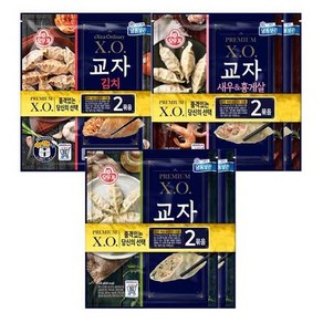 오뚜기 XO만두 총 6봉/새우+교자+교자김치, 1세트, 360g