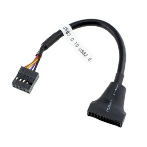 USB 3.0 20pin to USB2.0 9pin 변환 젠더 케이블