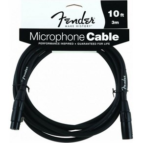 전기 기타 베이스 만돌린 프로 오디오용 Fende Pefomance Seies Instument Cables StaightStaight Angle, 10'_Micophone