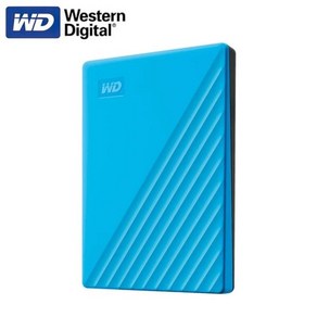 오리지널 웨스턴 디지털 WD 5TB 블랙 마이 패스포트 휴대용 외장 하드 드라이브 HDD USB 3.0 호환 WDBPKJ00, 03 파란, 03 파란_03 2 테라바이트