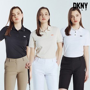 [KT알파쇼핑][DKNY GOLF] 24SS 카라 반팔티 여성 3컬러 택1 A