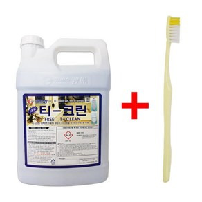 플렌티 티크린 4L + 일회용 칫솔 변기 세제 냄새 악취 제거 요석 제거