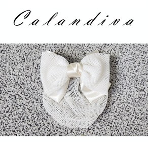 러블리 리본 망 헤어핀 - Calandiva