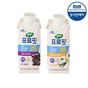 셀렉스 프로핏 음료 모카초콜릿18팩+밀크바나나 18팩(총36팩), 36개, 250ml