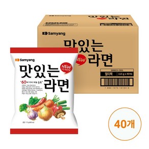 삼양 맛있는라면 115g, 40개