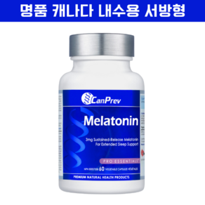 멜라토닌 캔프레브 CanPev 서방정 3mg 60정, 1개