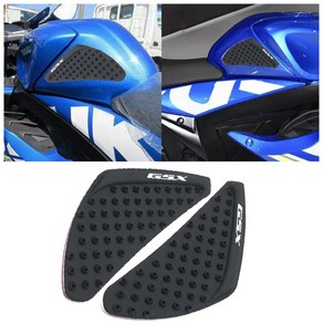 연료 탱크 측면 무릎 견인 그립 미끄럼 방지 패드 스즈키 GSXR 150 GSX-R 125 GSX-S150 GSXS125 -2025 바이크 오토바이 탱크 패드, [01] Black, 1개