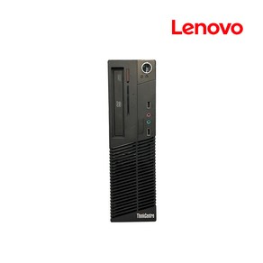 LENOVO 슬림PC 컴퓨터 사무용 가정용 레노버 i7-4770, WIN10 Po, 128GB, 8GB, 블랙