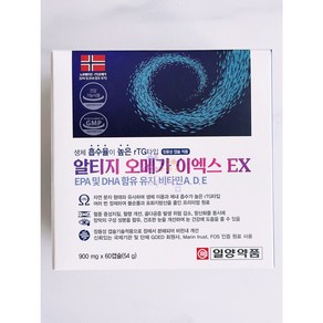 일양약품 알티지오메가EX 120캡슐 (4개월), 60정, 2개