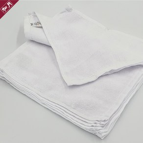 송월 물수건 Dishcloth 백색 x 10장묶음, 10개